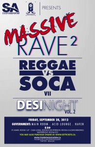 Poster for Massive Party on Sept. 28