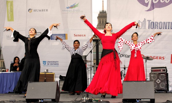 Flamenco Spanish dance performed by Arte Flamenco Spanish Dance Company, at the International Students Festival in Toronto. Photo: Preeteesh Peetabh Singh / The Dialog
