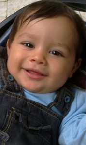 "This was my BBC colleague Jihad's 11 month old son Omar who was killed in #Gaza yesterday when a shell came through the roof." Photo: Jihad Misharawi Caption: Paul Danahar via @pdanahar on twitter on Nov. 15, 2012