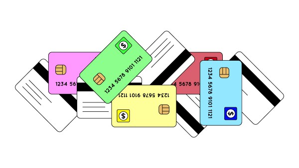 Illustration of credit cards by Sam Bullis/The Dialog