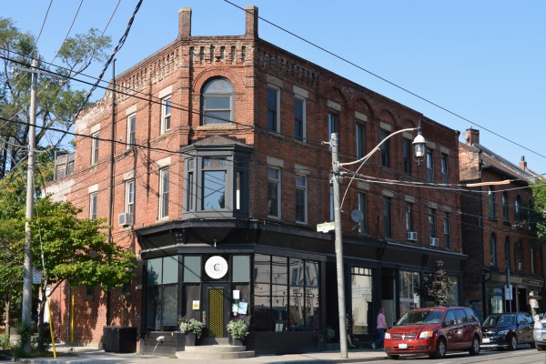 Image of the Image of the Restaurant building around the corner of the street called The Corktown Kitchen Restaurant around the corner of the street called The Corktown Kitchen 