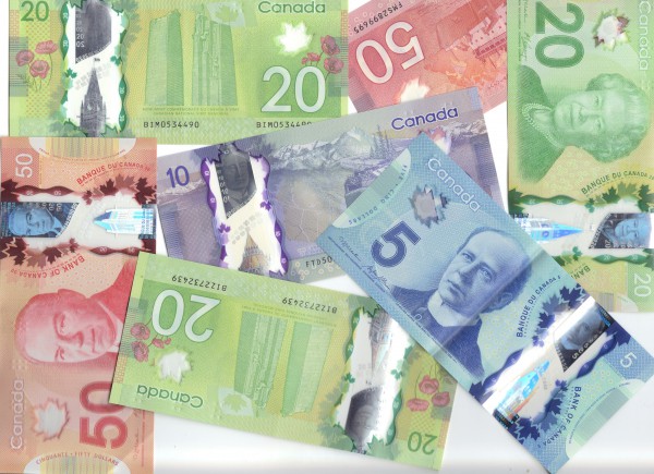 Image of Canadian Bank-Bills Made out of Plastic