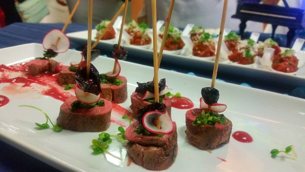 Image of appetizers on a platter at the event