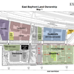 This map by the City of Toronto shows the land "Block 3" that will be developed as part of the Waterfront campus expansion.