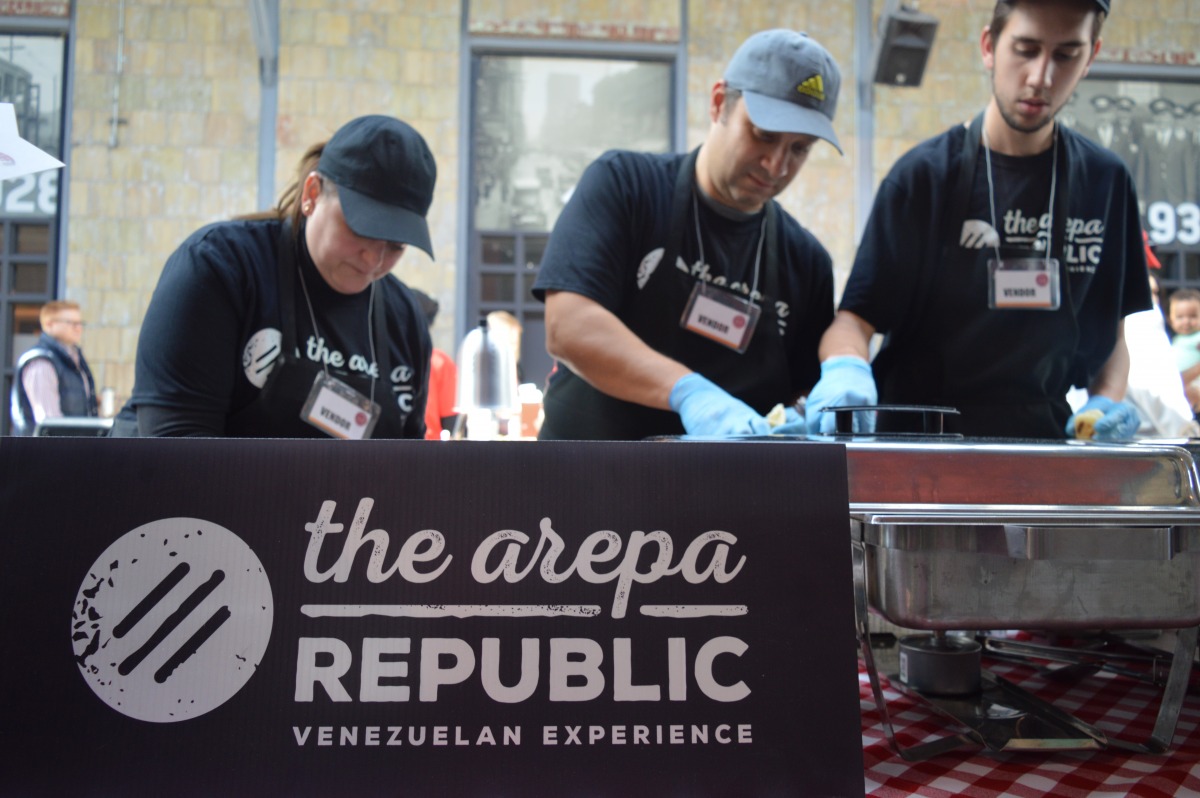 The Arepa Republic were serving up their Venezuelan fare at the Toronto Sandwich Festival. Photo: Mick Sweetman / The Dialog