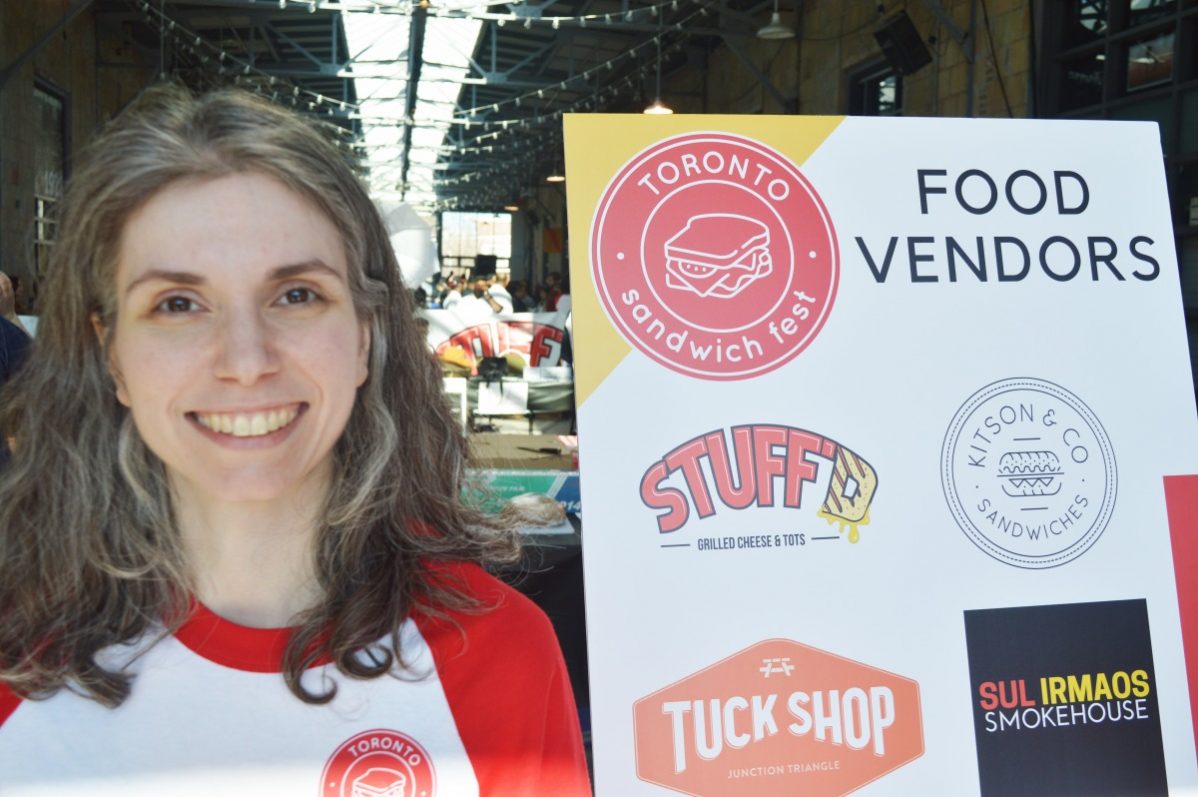 I realized there never been a sandwich festival before and that seemed like a great injustice." said Ilana Awronski a GBC special events student who helped organize Toronto's first sandwich festival.