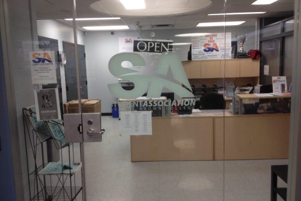 The Student Association office at St. James campus. Photo: Mick Sweetman/The Dialog