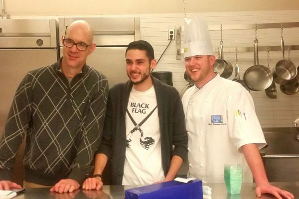 Former student shows off skills, shares insights on plating