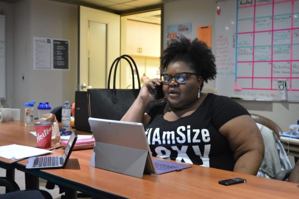 Swynda Nichols started the Student International Development Club at George Brown College and works at Peerconnect helping students. Photo: Renuka Malhotra / The Dialog