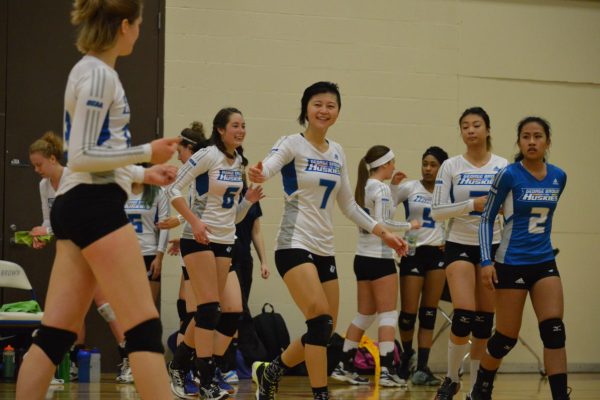 Pao Ming Lee (7) believes George Brown still has room to grow, and will do so together. Photo: Philip Iver / The Dialog