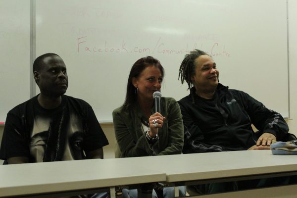 The Stairs screens at George Brown