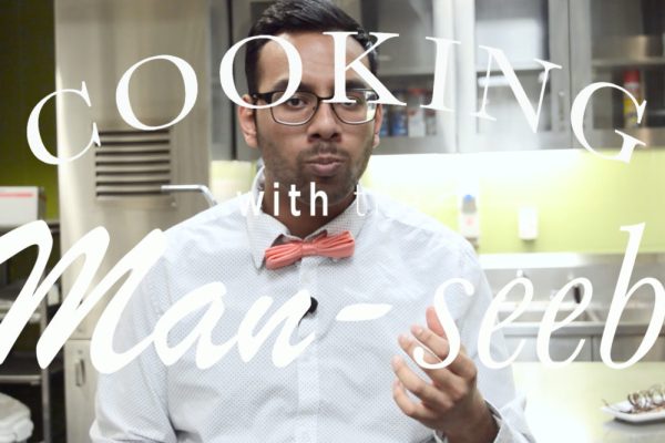 Manseeb Khan gets baking with Chef Jocelyn Bouzenard as they make eloquent vertical chocolate eclairs at George Brown's chef school. These eclairs are almost too much.