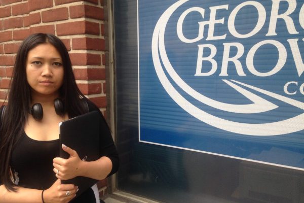 Anna Oliveros couldn't find a place she could afford so moved back into her parents' house in Scarborough which meant a two-hour commute each way. Photo: Megan Kinch / The Dialog