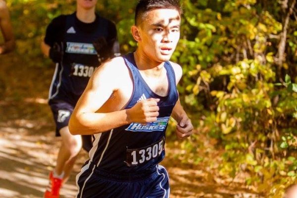 Jack Huang had stress fracture in his foot. Photo: George Brown College