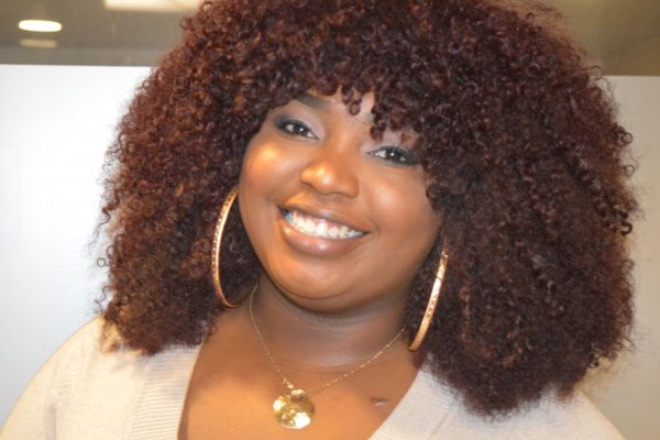 Child and youth care student, Zhorrah Grant stands strong.