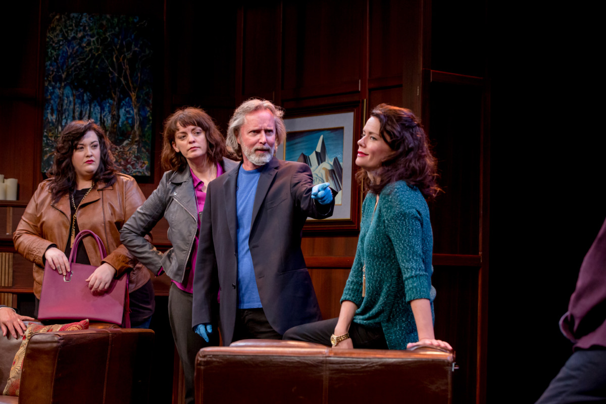 Rebecca Northan (second from the left) said that magic happens when non-actors take the stage. PHOTO: LITTLE BLUE LEMON INC.