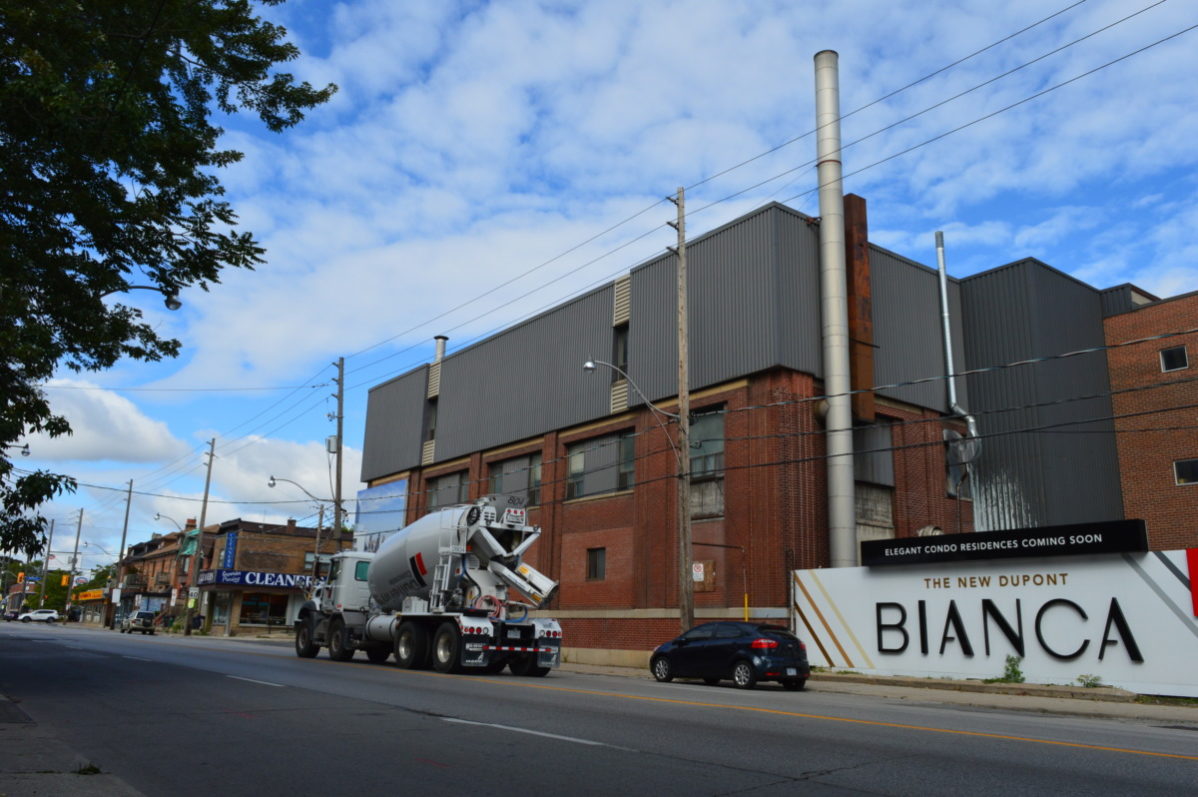 420 Dupont St. will soon be the site of the Bianca condo development. Photo: Megan Kinch / The Dialog
