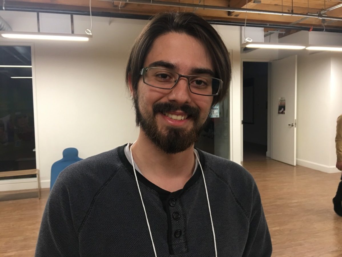 Game design postgraduate, Guilherme Bandini and his team won this year's $600 hackathon prize.