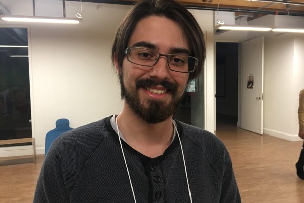 Game design postgraduate, Guilherme Bandini and his team won this year's $600 hackathon prize.
