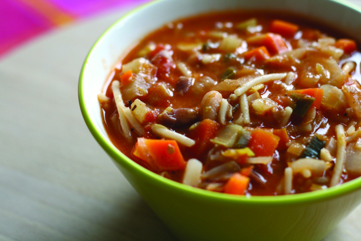 Minestrone soup photo by Katrin Gilger / Flickr (CC by SA 2.0)
