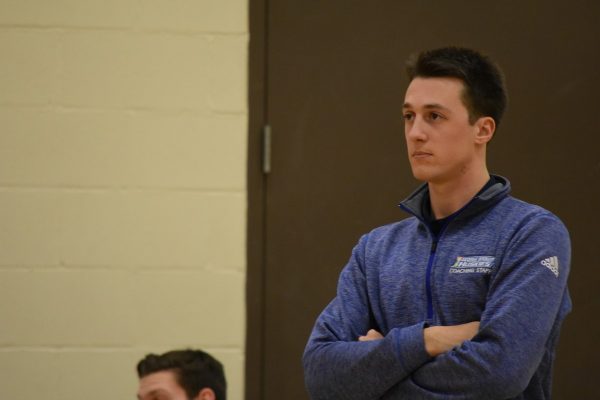 Huskies men's volleyball coach Garrett May was named OCAA Coach of the Year. File photo: Matthew Green / The Dialog
