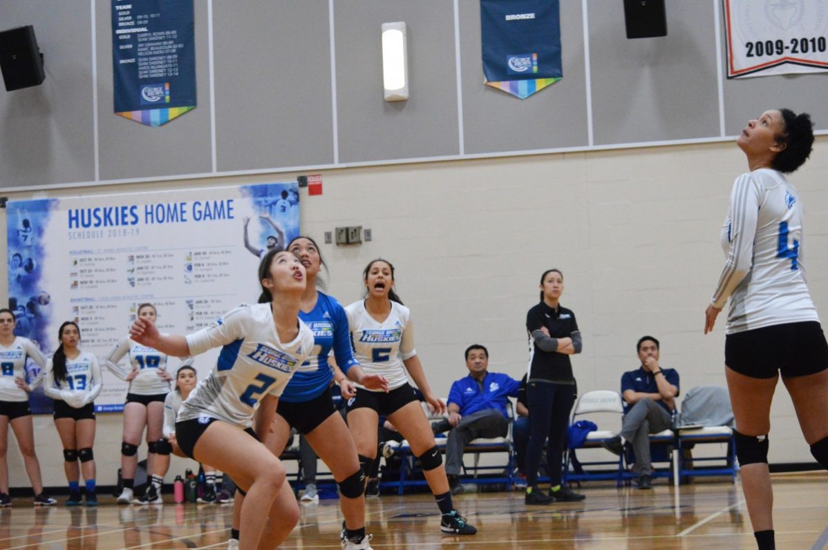 The Huskies women's volleyball team's hard work is earning results.