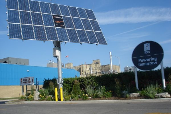 A solar panel installed at the Labatt's Brewery in London, Ontario. Photo: Flickr creative commons