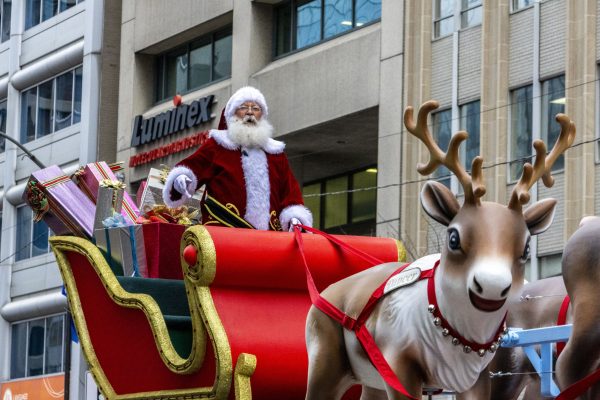 Santa Claus has come to town.